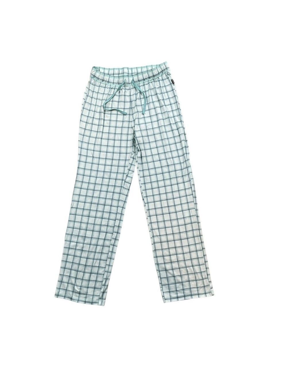 Eddie Bauer Women’s Plaid Sleepwear Pants  Loungewear Drawstring Size Medium